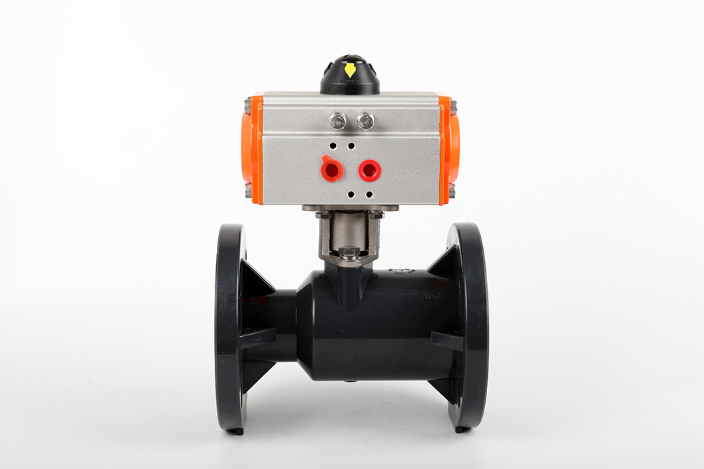 屯城镇气动法兰一体球阀